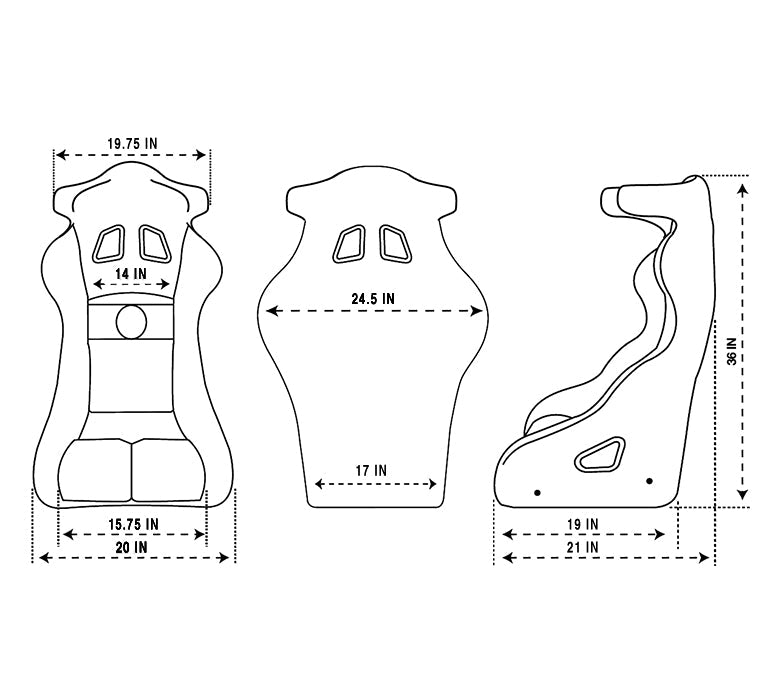 FIA Competition seat medium