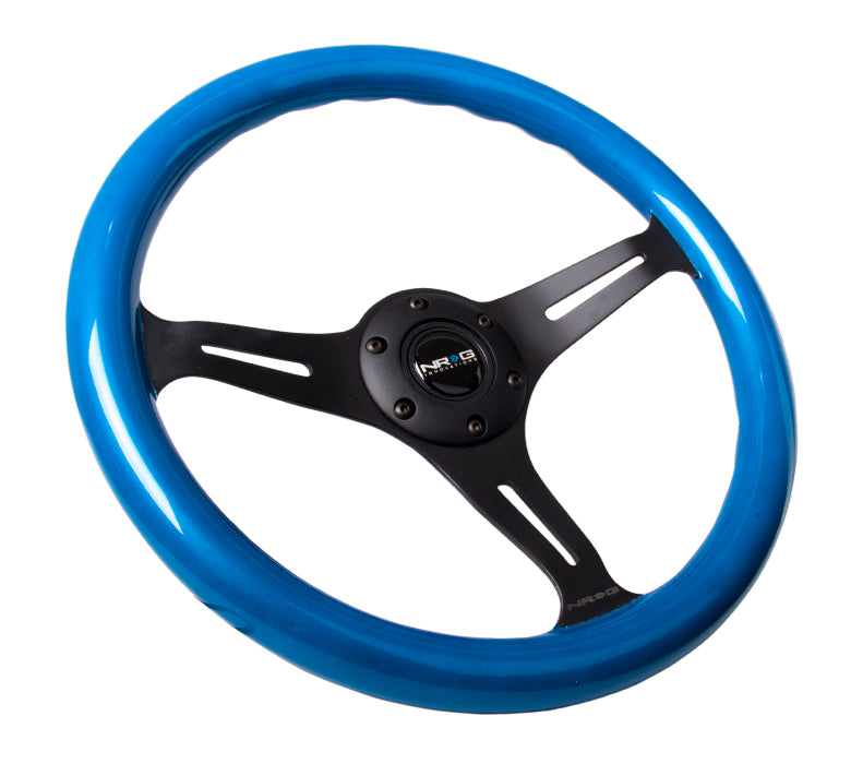 350MM 1.5" DEEP DISH WOOD GRAIN STEERING WHEEL
