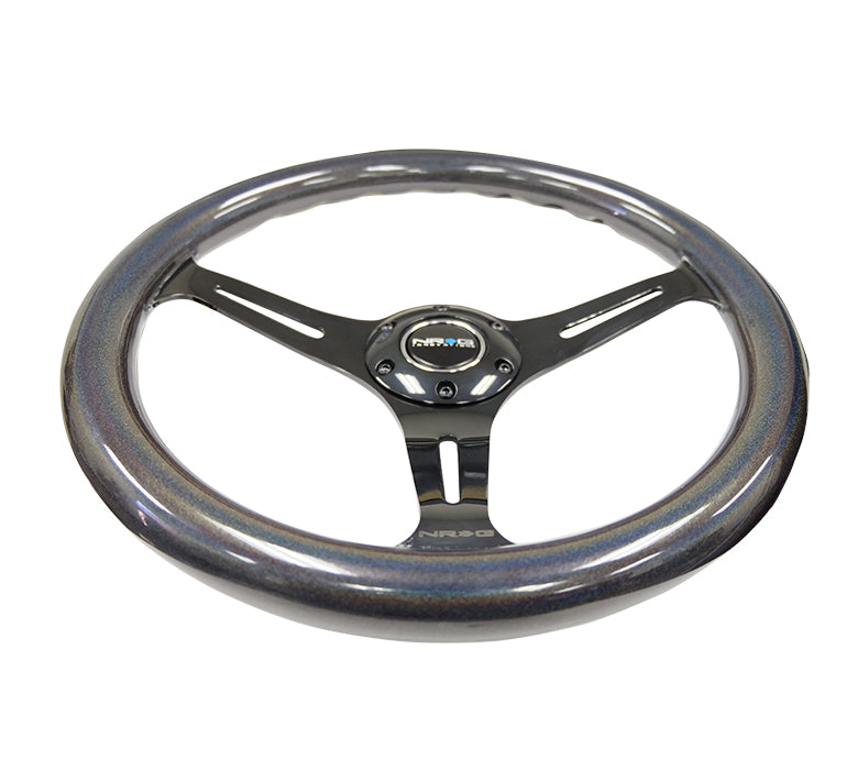 350MM 1.5" DEEP DISH WOOD GRAIN STEERING WHEEL