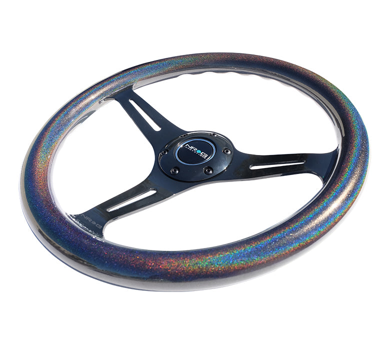 350MM 1.5" DEEP DISH WOOD GRAIN STEERING WHEEL
