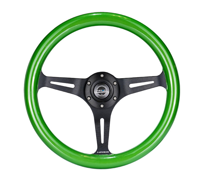 350MM 1.5" DEEP DISH WOOD GRAIN STEERING WHEEL