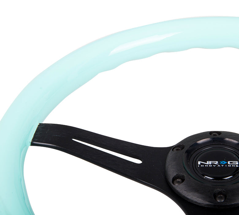 350MM 1.5" DEEP DISH WOOD GRAIN STEERING WHEEL