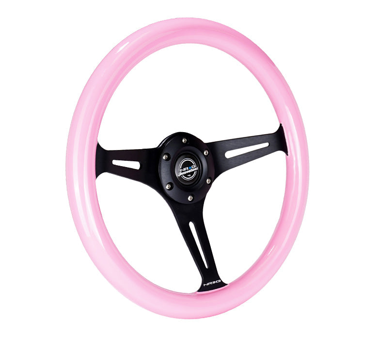 350MM 1.5" DEEP DISH WOOD GRAIN STEERING WHEEL