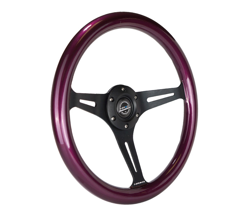 350MM 1.5" DEEP DISH WOOD GRAIN STEERING WHEEL