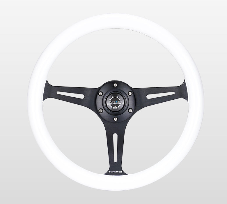 350MM 1.5" DEEP DISH WOOD GRAIN STEERING WHEEL