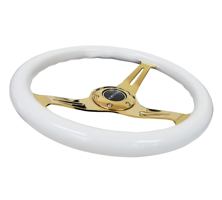 350MM 1.5" DEEP DISH WOOD GRAIN STEERING WHEEL