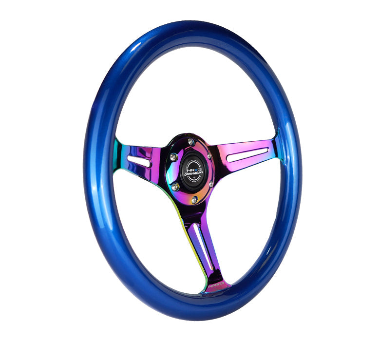 350MM 1.5" DEEP DISH WOOD GRAIN STEERING WHEEL