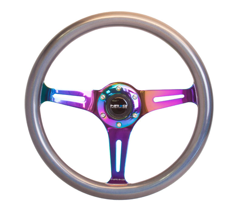 350MM 1.5" DEEP DISH WOOD GRAIN STEERING WHEEL
