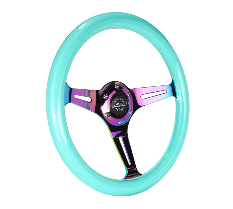 350MM 1.5" DEEP DISH WOOD GRAIN STEERING WHEEL