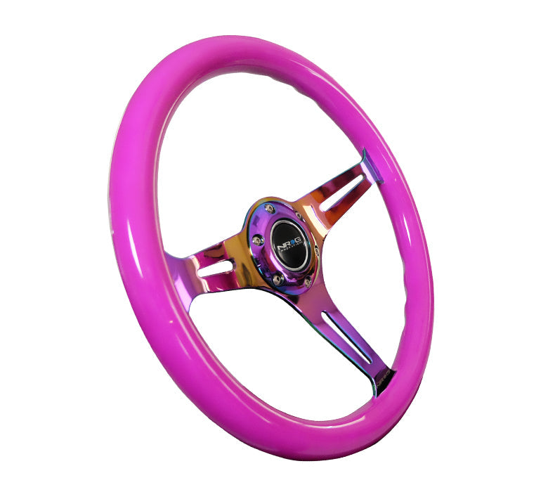 350MM 1.5" DEEP DISH WOOD GRAIN STEERING WHEEL