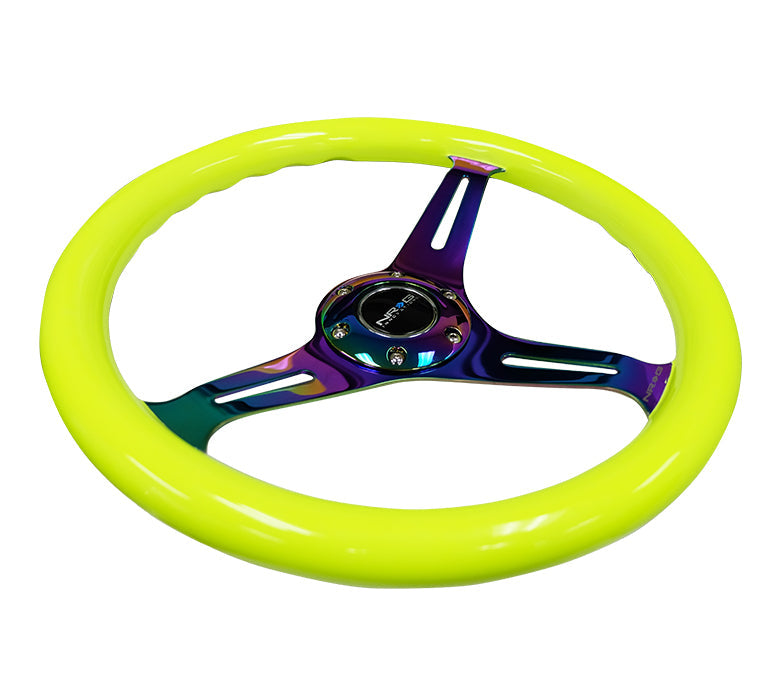 350MM 1.5" DEEP DISH WOOD GRAIN STEERING WHEEL