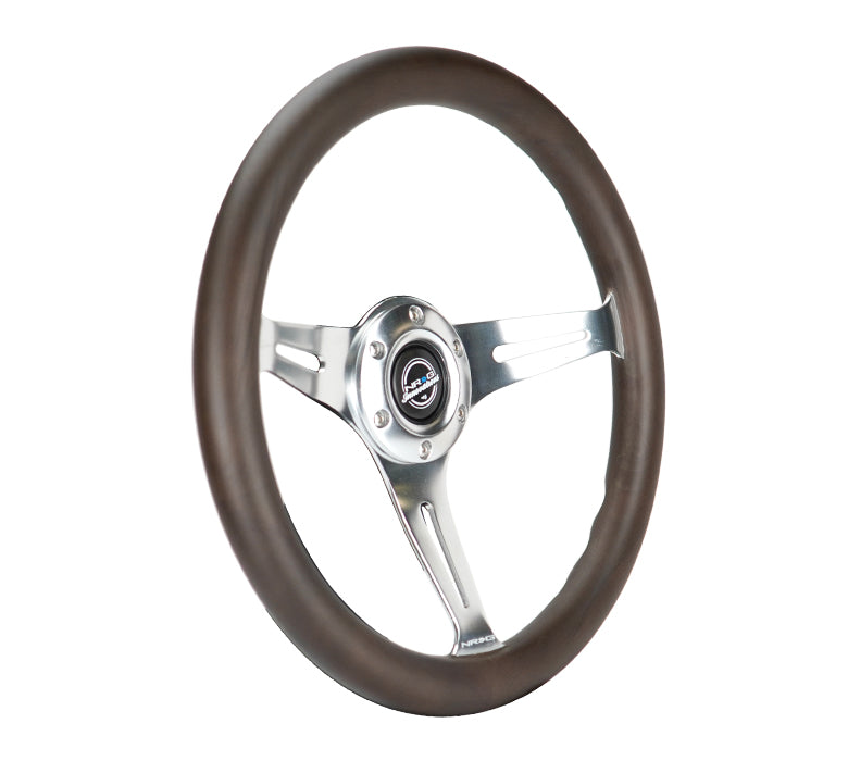 350MM 1.5" DEEP DISH WOOD GRAIN STEERING WHEEL
