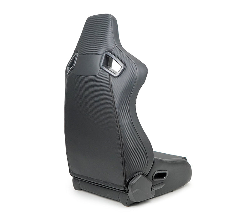 Reclinable Racing Seat Omega in Vinyl