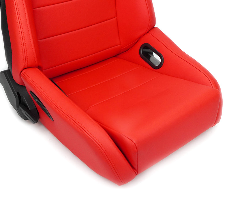 Reclinable Racing Seat Omega in Vinyl