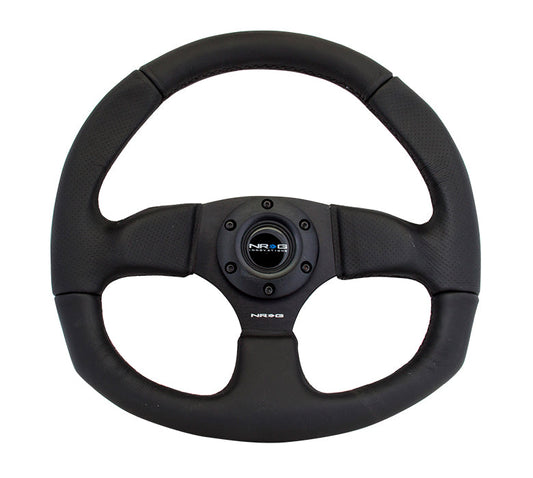 FLAT BOTTOM STEERING WHEEL LEATHER