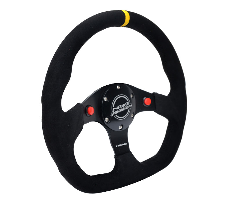 FLAT BOTTOM STEERING WHEEL ALCANTARA