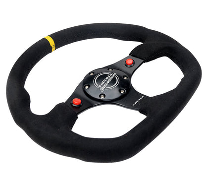 FLAT BOTTOM STEERING WHEEL ALCANTARA