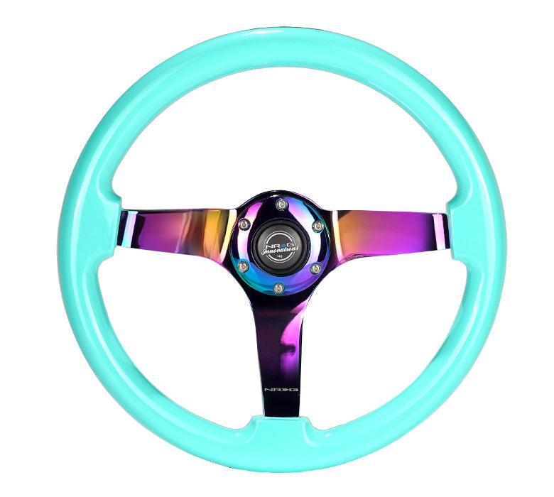 350MM 3" DEEP DISH WOOD GRAIN STEERING WHEEL