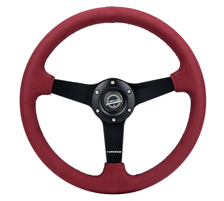 350MM FLAT STEERING WHEEL ALCANTARA