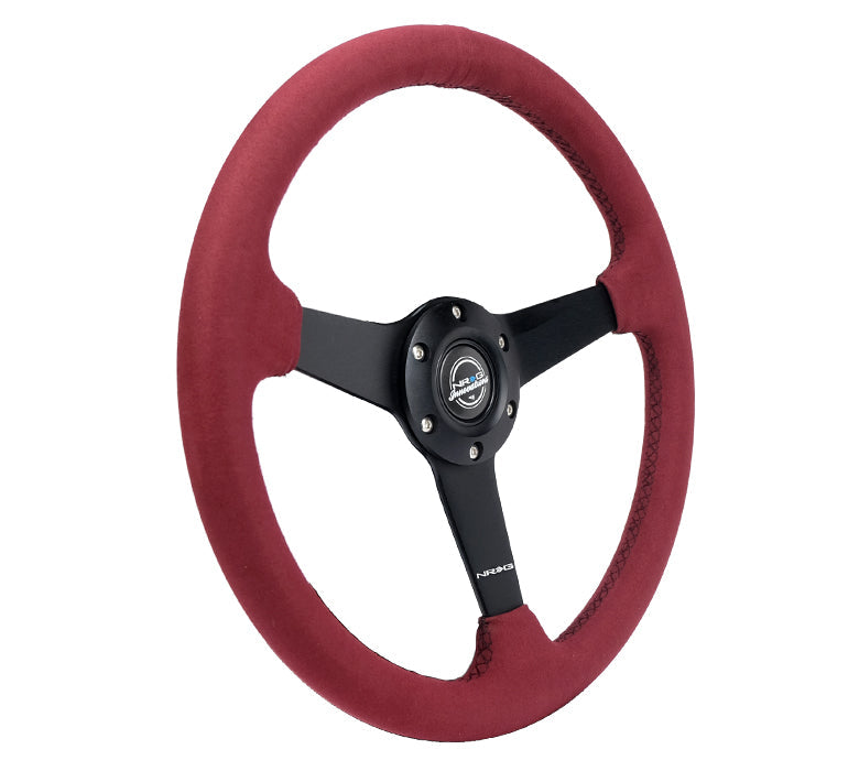 350MM FLAT STEERING WHEEL ALCANTARA