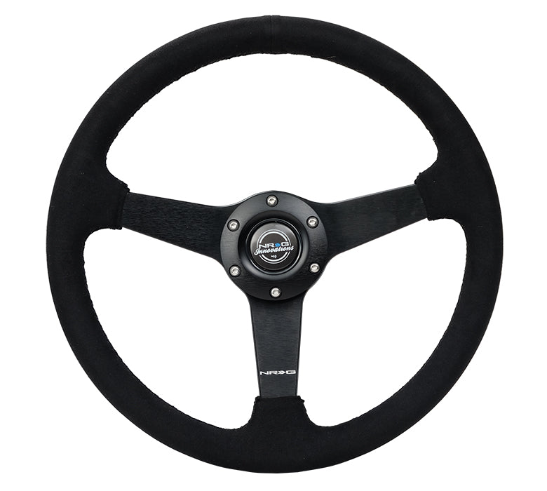 350MM FLAT STEERING WHEEL ALCANTARA