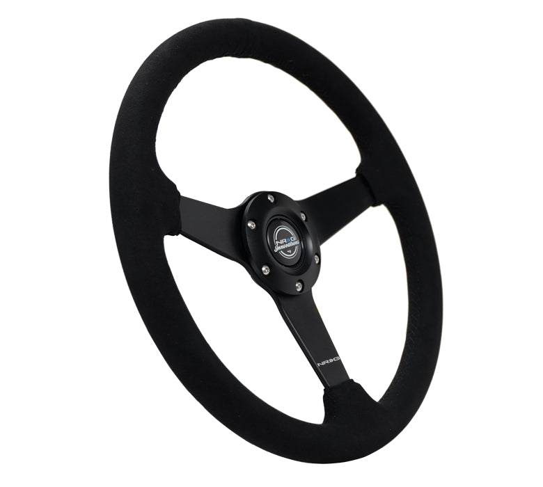 350MM FLAT STEERING WHEEL ALCANTARA