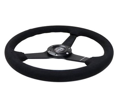 350MM FLAT STEERING WHEEL ALCANTARA