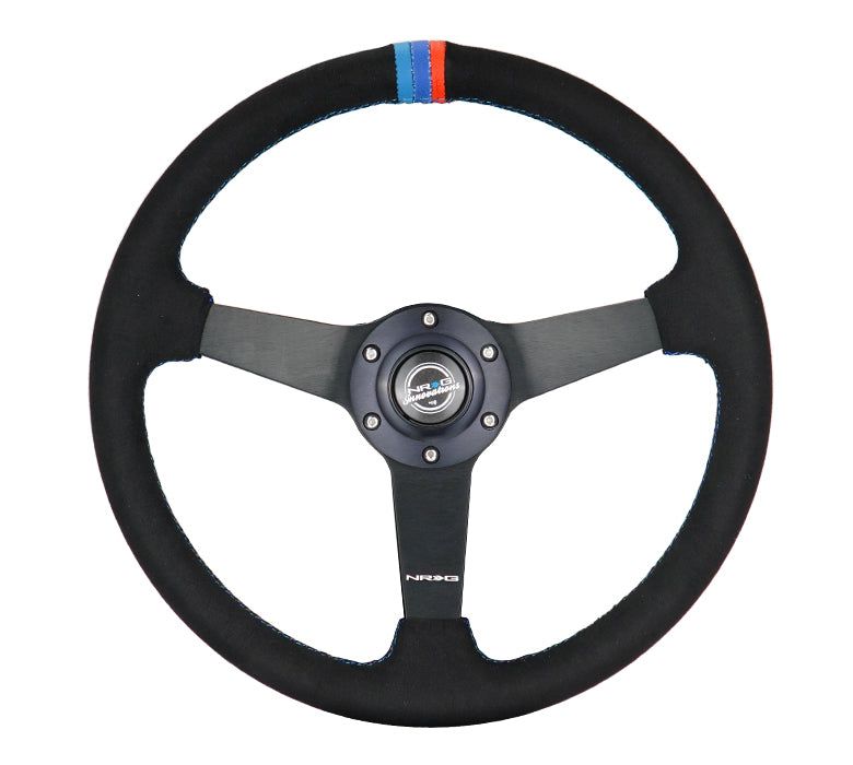 350MM FLAT STEERING WHEEL ALCANTARA