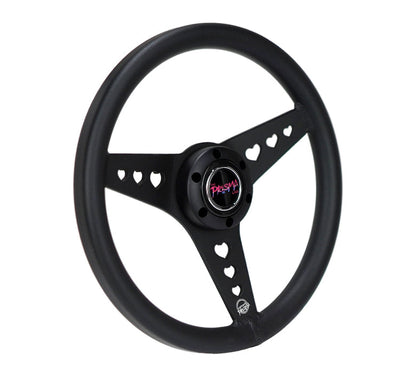 ALUMINUM STEERING WHEELS - HEART CUTOUT