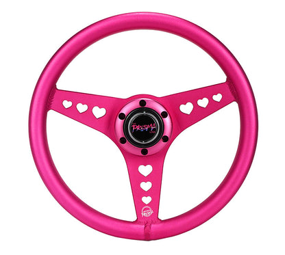 ALUMINUM STEERING WHEELS - HEART CUTOUT