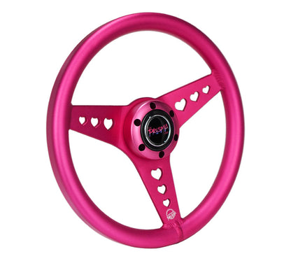 ALUMINUM STEERING WHEELS - HEART CUTOUT