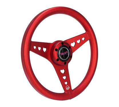 ALUMINUM STEERING WHEELS - HEART CUTOUT