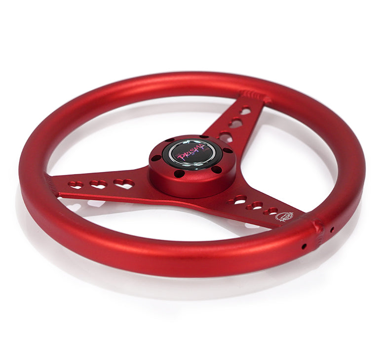 ALUMINUM STEERING WHEELS - HEART CUTOUT