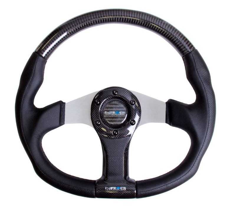 CARBON FIBER STEERING WHEEL OVAL SHAPE