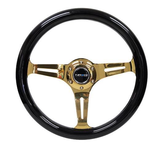 350MM 1.5" DEEP DISH WOOD GRAIN STEERING WHEEL