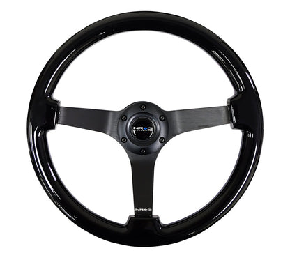 350MM 3" DEEP DISH WOOD GRAIN STEERING WHEEL