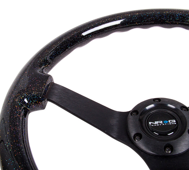 350MM 3" DEEP DISH WOOD GRAIN STEERING WHEEL