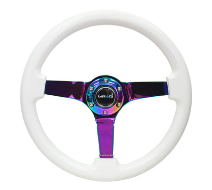 350MM 3" DEEP DISH WOOD GRAIN STEERING WHEEL