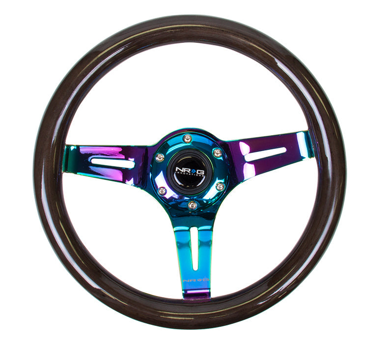 310MM WOOD GRAIN STEERING WHEEL