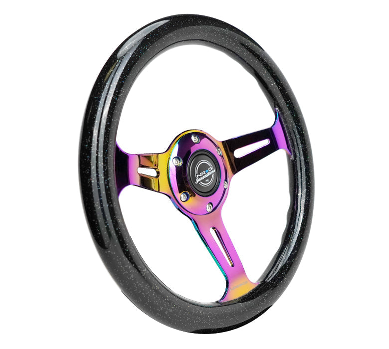 310MM WOOD GRAIN STEERING WHEEL