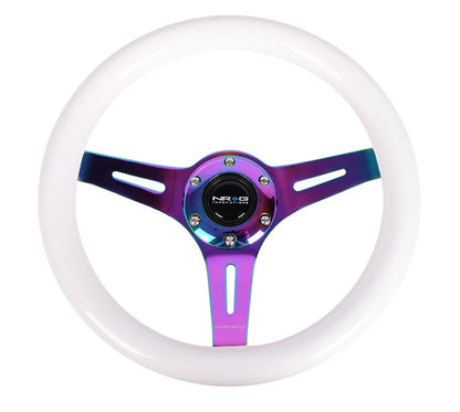 310MM WOOD GRAIN STEERING WHEEL